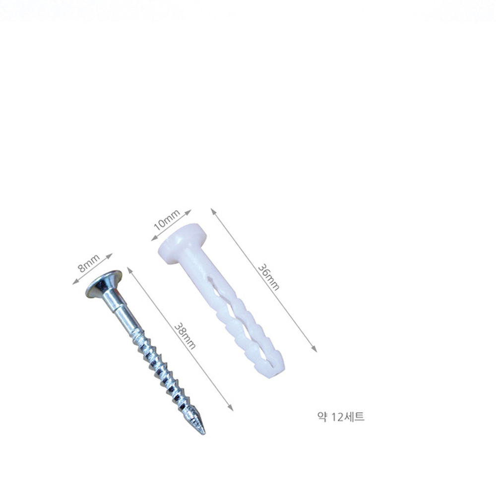 시멘트벽나사 타격앙카 콘크리트칼브럭앙카 칼블럭 36mm 12p - 상세 이미지 5