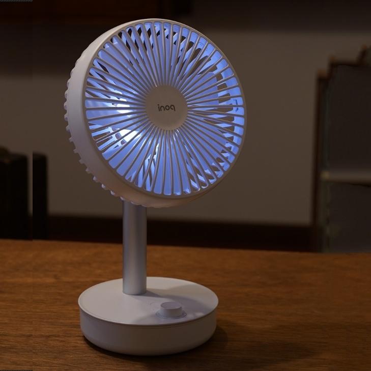 캠핑 휴대용 BLDC 미니선풍기 충전용 책상용 무선선풍기 18cm - 상세 이미지 2