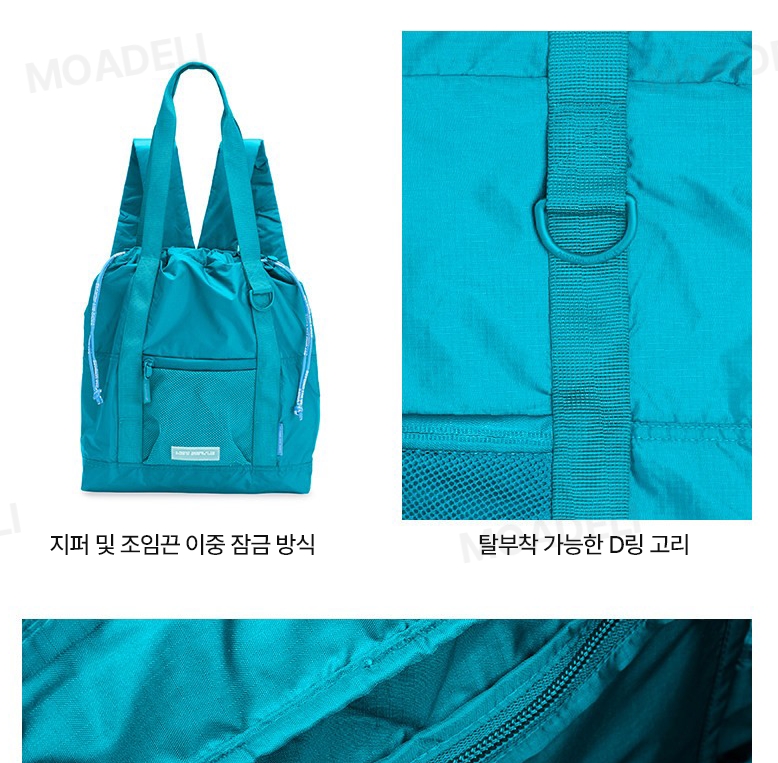 비욘드더바인스 파라팩 접이식 폴더블 백팩 여행용 직장인 아웃도어 경량 자두색 - 상세 이미지 5