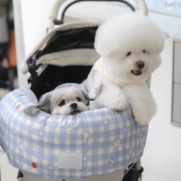 포퍼베이비 페이버릿띵스 강아지유모차 쿠션 라이너 가드 세트 buggy set - 상세 이미지 4