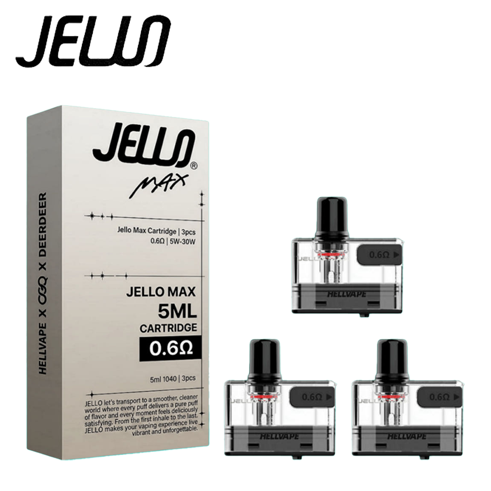 젤로 맥스 팟 0.6옴 5ml 3개 1팩 코일 내장형 공팟 카트리지 젤로맥스팟 디톡스 호환 - 상품 이미지