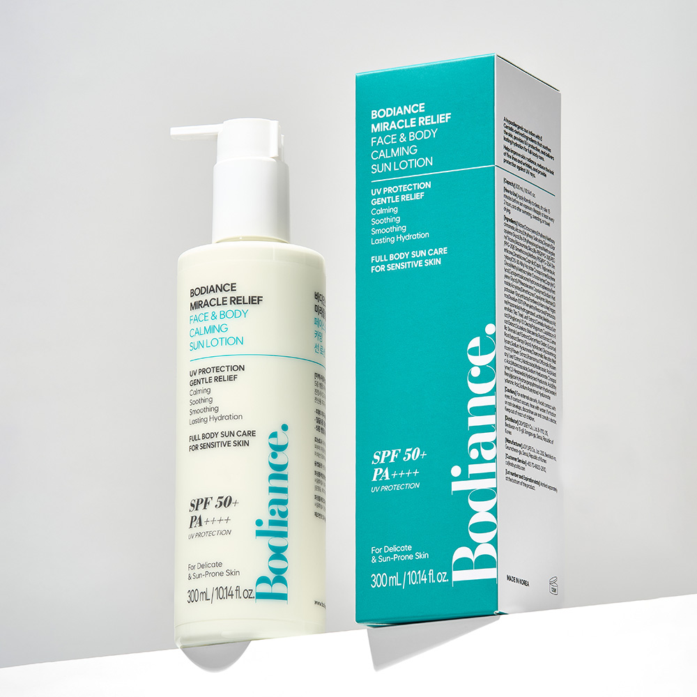 바디언스 눈시림 백탁없는 저자극 페이스 앤 바디 선크림 대용량 300ml SPF50+ 선로션 선블록 이미지 6