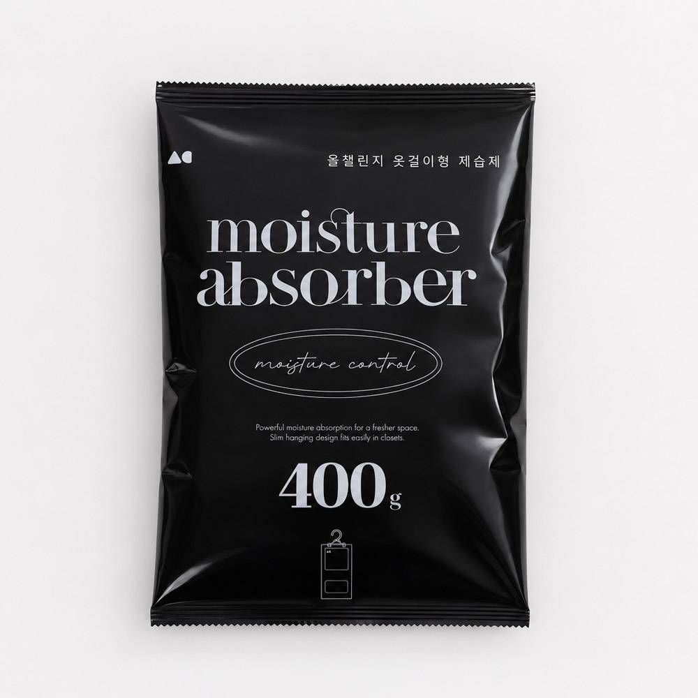 올챌린지 옷걸이 제습제 400g 20개입 옷장 옷걸이형 화장실 습기제거제 - 상세 이미지 3