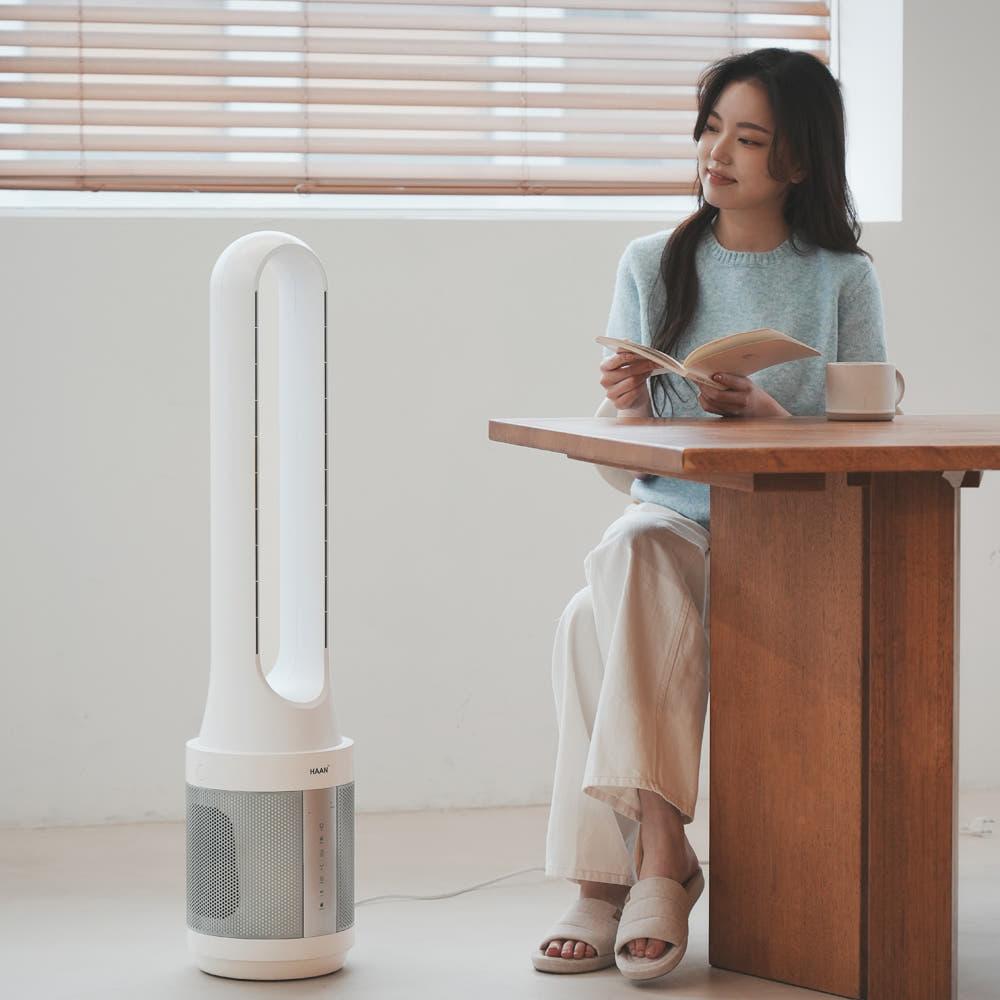 업소용BLDC날개없는선풍기 거실 가정용 저소음 사무실타워형선풍기 - 상세 이미지 2