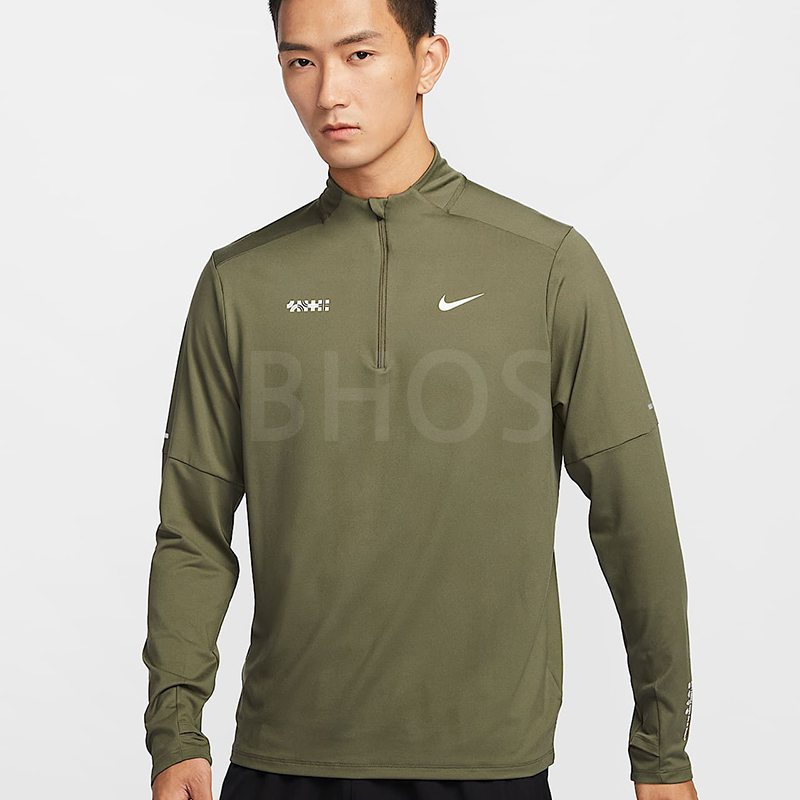 나이키 드라이핏 엘레먼트 하프집 탑 HV8