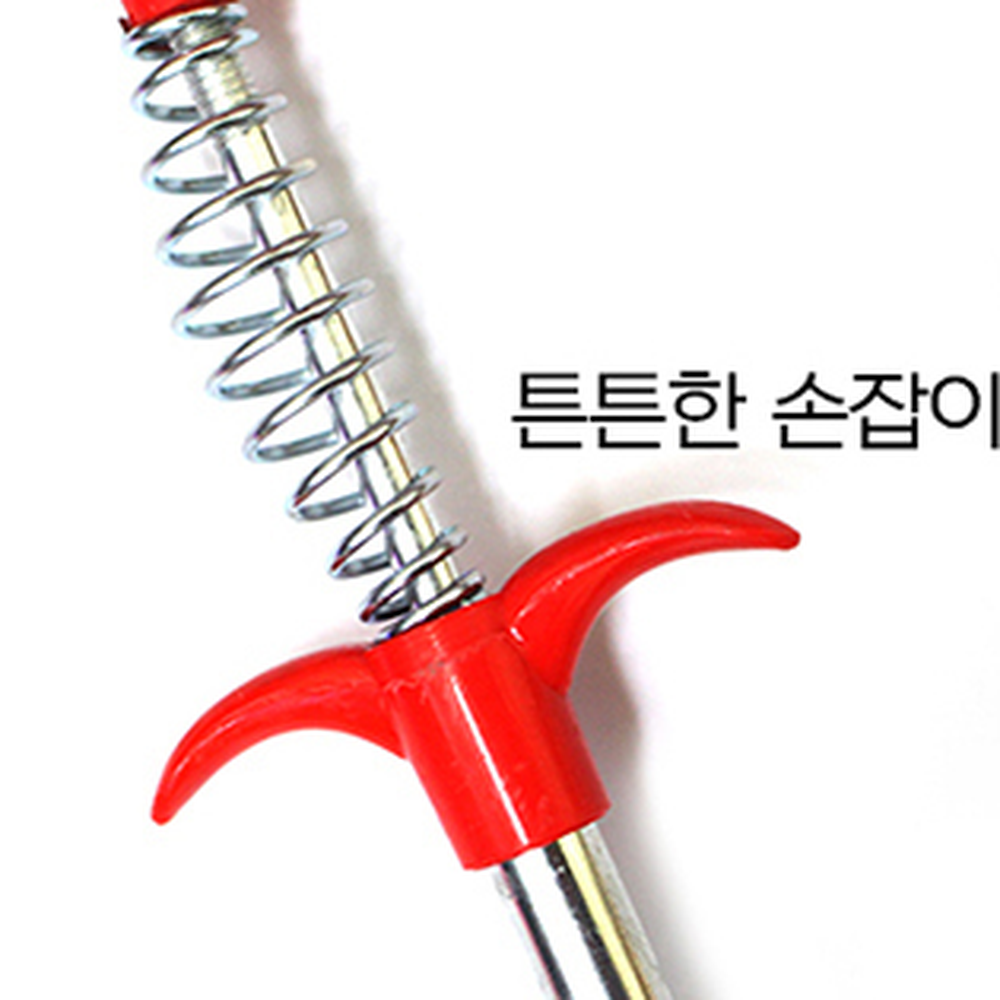 자바라형하수구뚫는도구 갈고리형배수구이물질제거기 유연한배관청소기 90cm - 상세 이미지 2