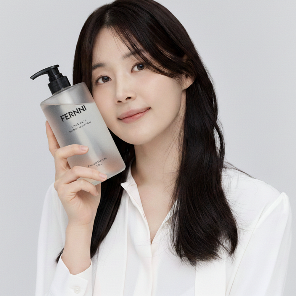 페르니 센트아우라 한지혜 맥주효모 약산성 원형 정수리 탈모 비듬 샴푸 500ml, 1개 - 상품 이미지