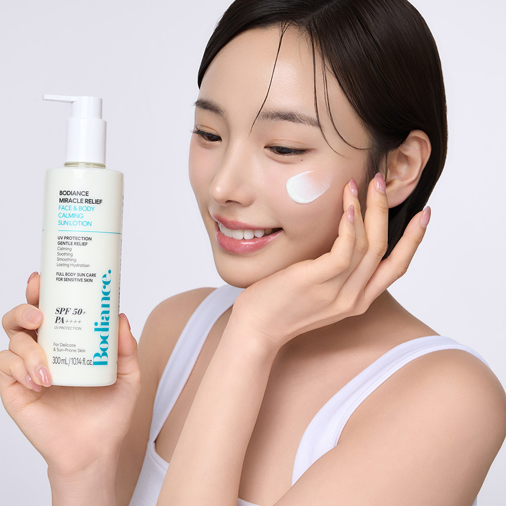 바디언스 눈시림 백탁없는 저자극 페이스 앤 바디 선크림 대용량 300ml 선로션 선블록 - 상세 이미지 5