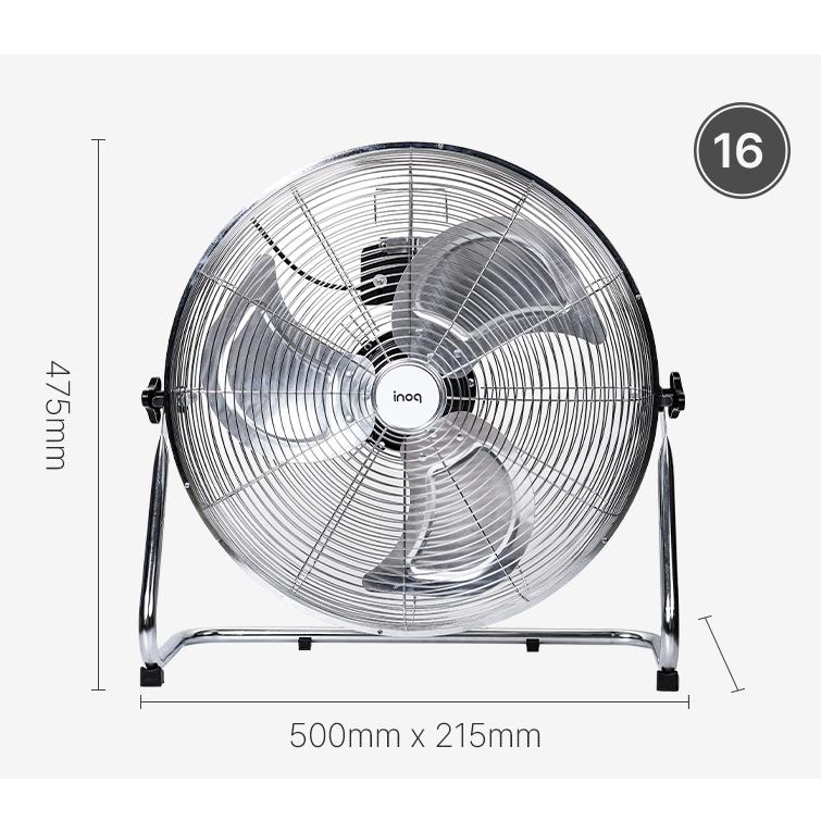 시원한 공업용팬 40cm 작업장 창고 산업용 앉은뱅이 메탈선풍기 - 상세 이미지 3