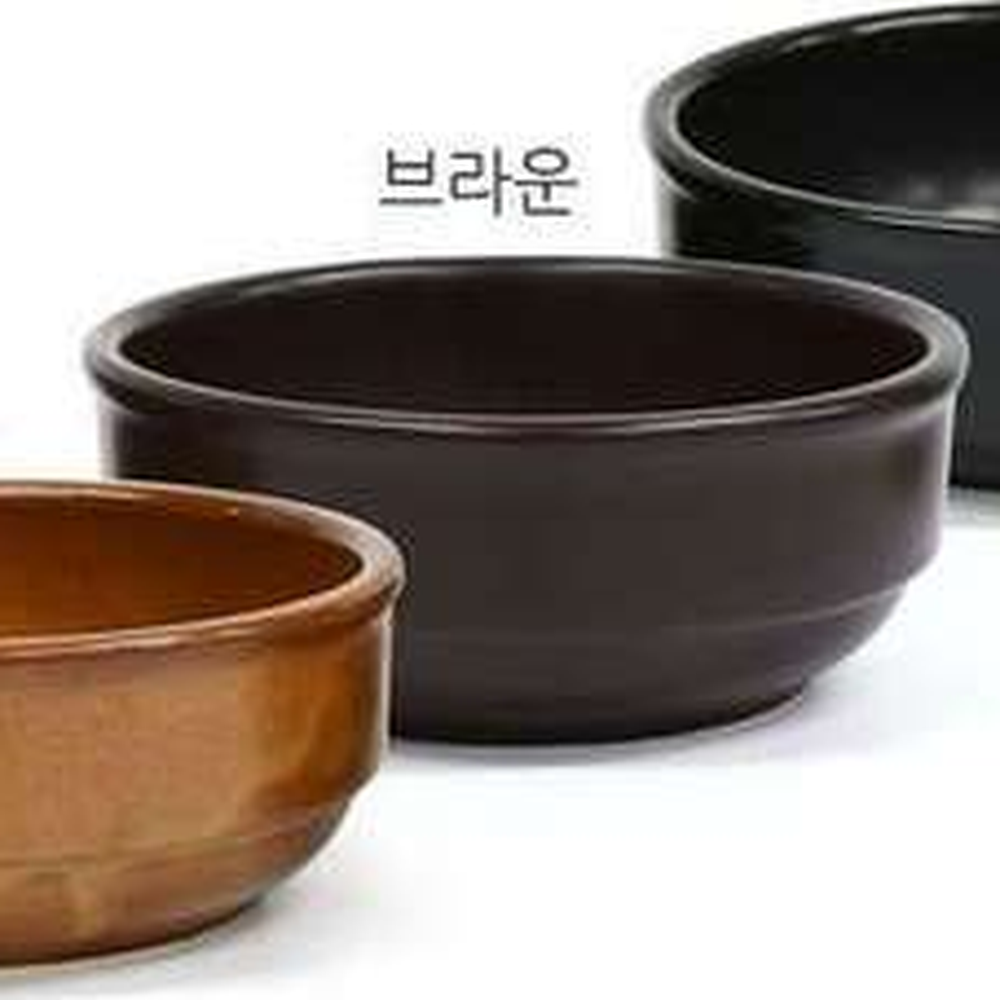 웰빙세라믹업소용도자기뚝배기 황토무공해가정용세라믹뚝배기 위생적인음식점용 소 황토 - 상세 이미지 4