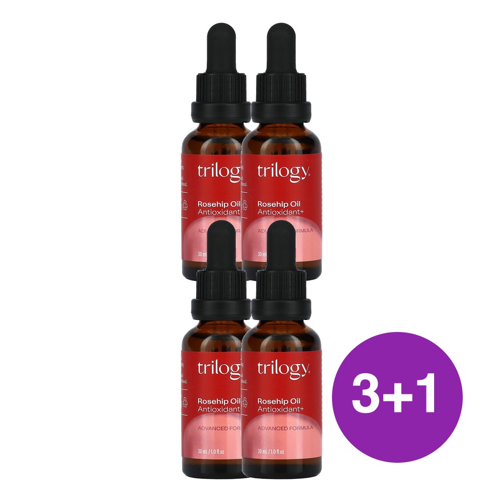 Trilogy 로즈힙 오일 30ml, 4개 - 상품 이미지