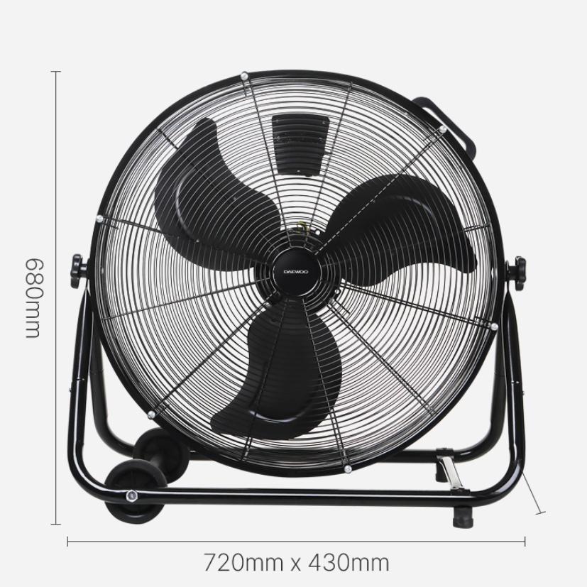 이동식 공장대형메탈선풍기 캠핑장 야외용 업소용 공업용선풍기 60cm 이미지 8