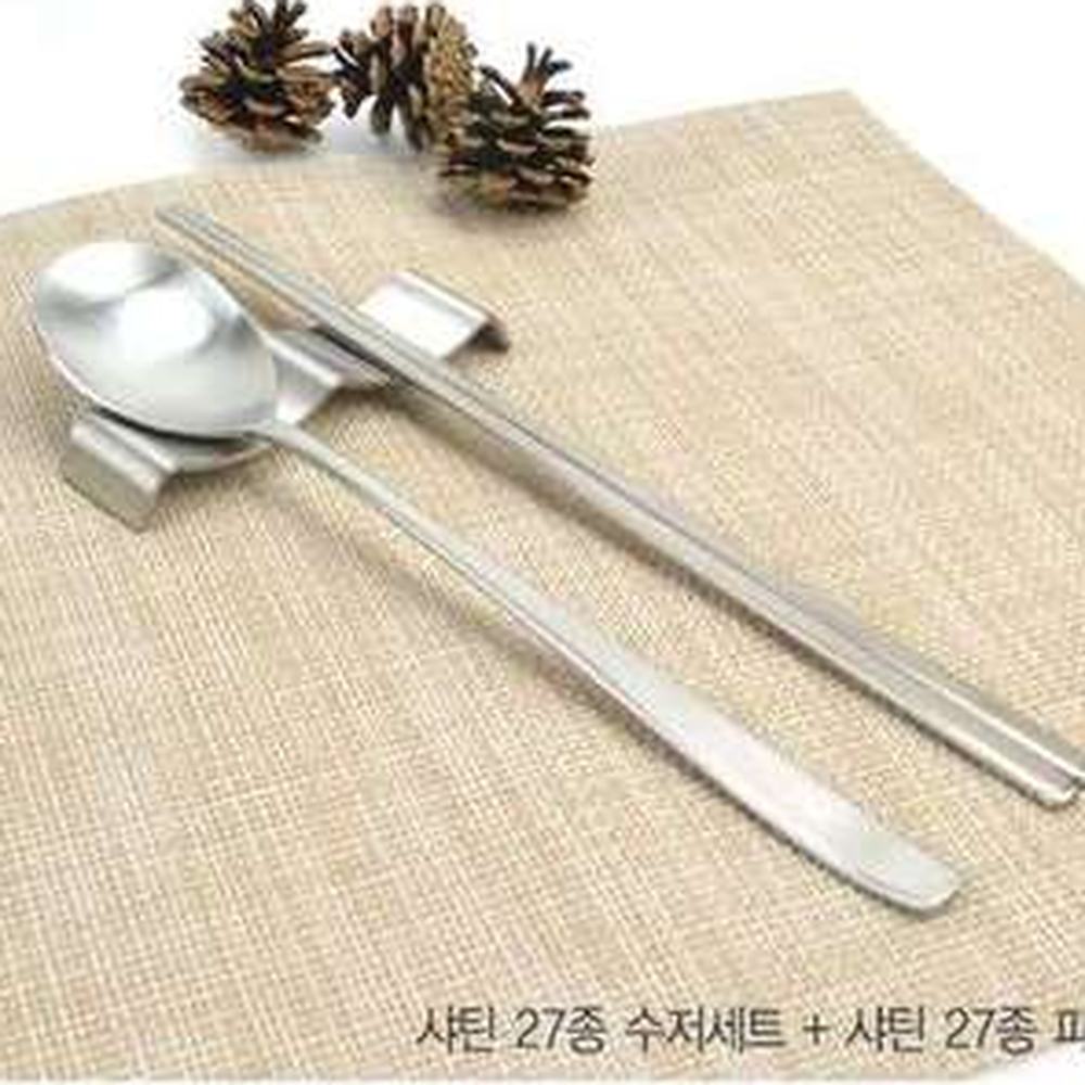 샤틴마감고급레스토랑수저받침대 고급스텐한식당 티타늄코팅업소용수저받침 - 상세 이미지 2