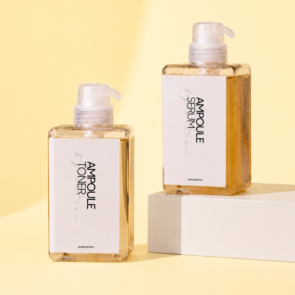 스킨도로시 대용량 어성초 집중케어 세럼 430ml+토너 430ml 세트