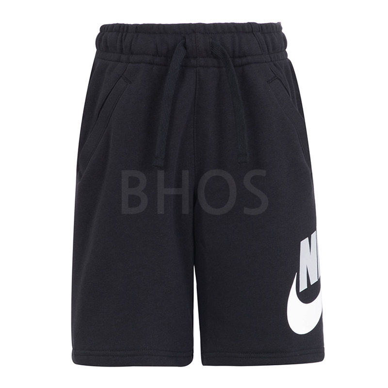 나이키 Sportswear Club Fleece 블랙 키즈 숏팬