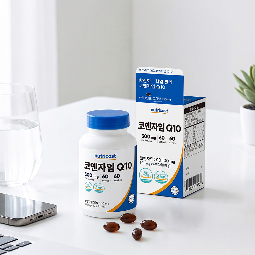 뉴트리코스트 코큐텐 코엔자임Q10(100MG) 소프트젤 60정, 1개 - 상세 이미지 5