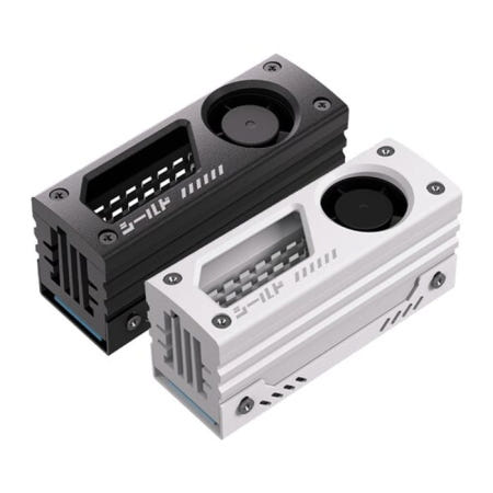 EZDIY-FAB SHIELD M.2 SSD 히트싱크 쿨링팬 (화이트)