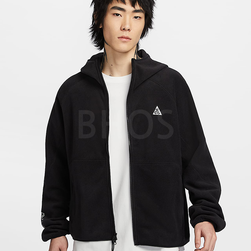 나이키 ACG 울프 트리 풀 집 후드 블랙 앤