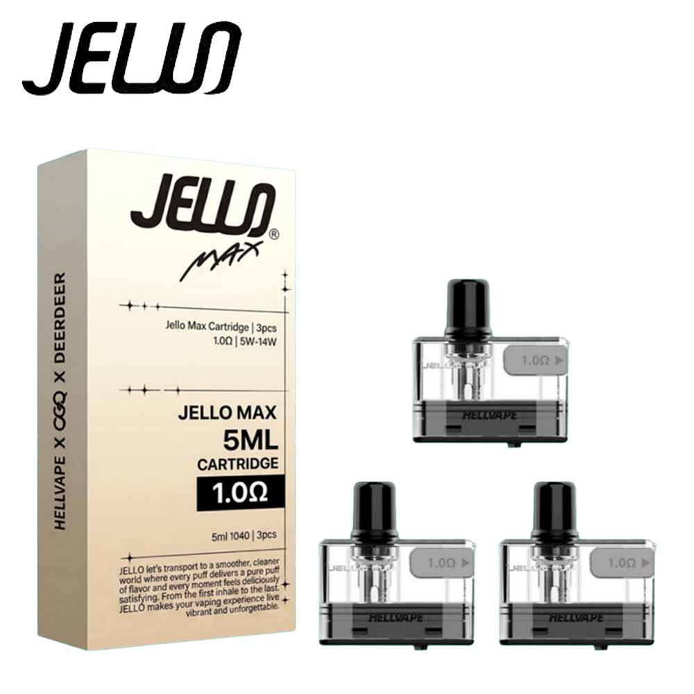 젤로 맥스 팟 1.0옴 5ml 3개 1팩 코일 내장형 공팟 카트리지 젤로맥스팟 디톡스 호환 - 상품 이미지