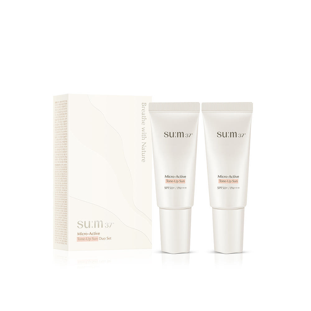 숨37 마이크로액티브 톤업 선 듀오 (30ml+30ml)(SPF 50+/PA++++) - 상품 이미지