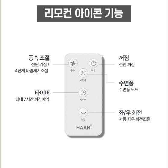조용한 발터치선풍기싸큘레이터형 35cm 초미세풍 가정용 스탠드선풍기 이미지 7
