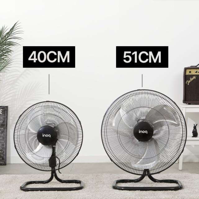 공장 식당용 캠핑용 회전 낮은선풍기 업소용 앉은뱅이선풍기 40cm - 상세 이미지 4