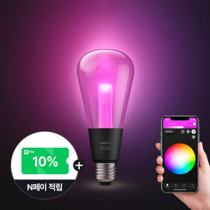 필립스 휴 화이트&컬러 앰비언스 라이트가이드 에디슨 E26 스마트 전구 ... 솔직 후기 | 실제 배치 사진 포함 - 상품 이미지 1