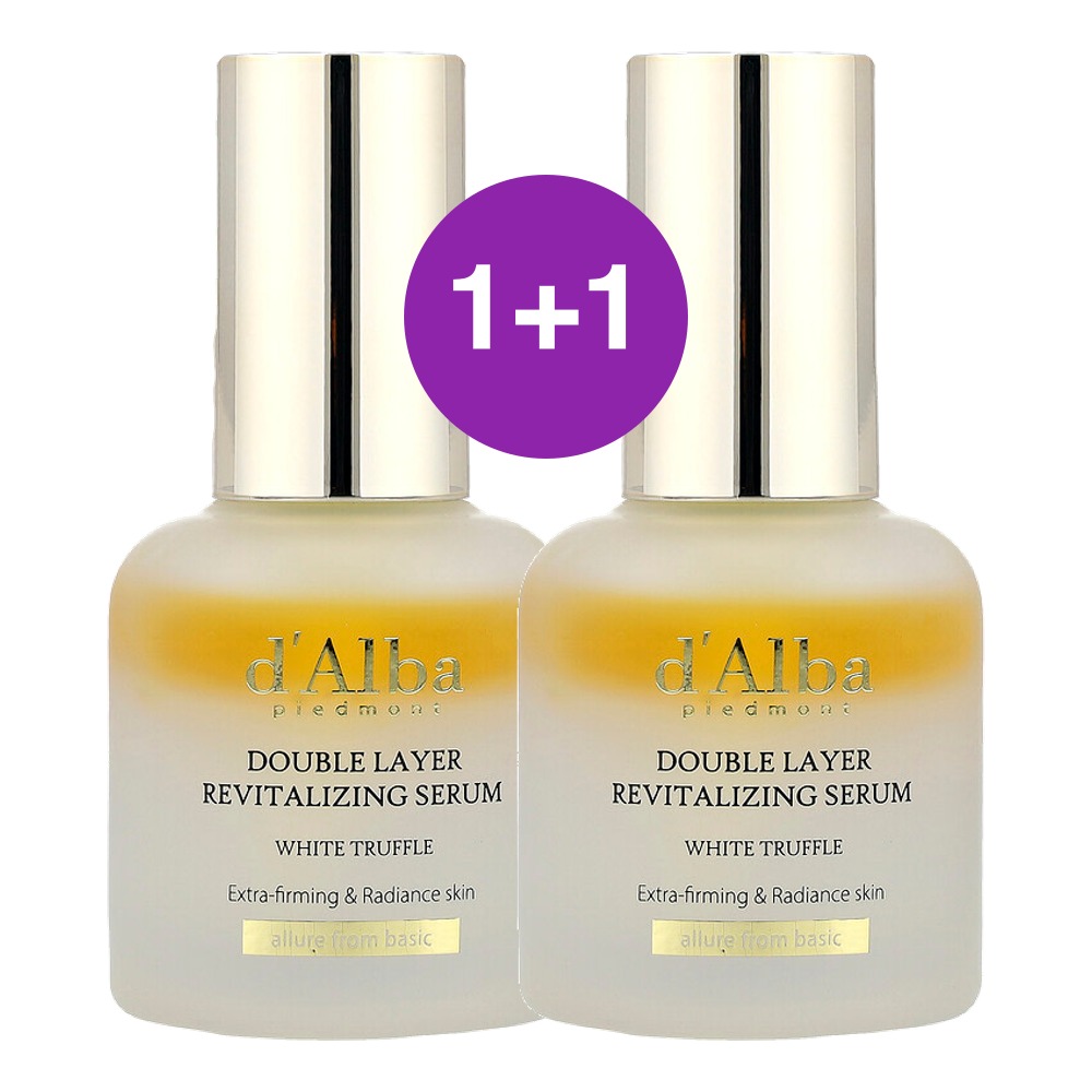 dAlba 화이트 트러플 더블 레이어 리바이탈라이징 세럼 30ml, 2개 - 상품 이미지