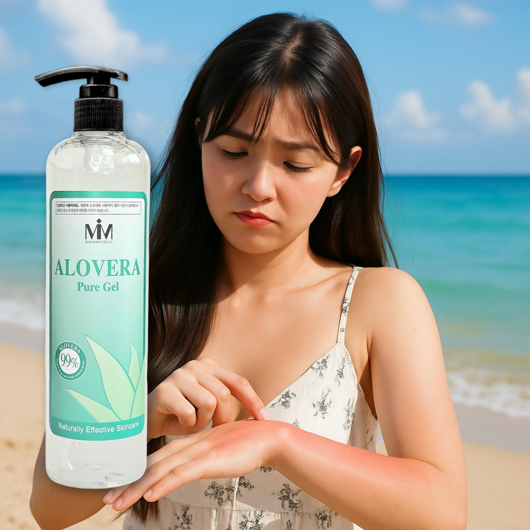마담미쉘 알로에수딩젤 알로베라 퓨어 겔 보습제 탄피부복구 400ml 2개 - 상세 이미지 3