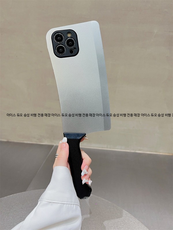 중식도 폰케이스 웃긴 아이폰 케이스 킹받는 식칼 - 상세 이미지 2
