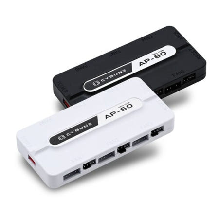 싸이번 AP-60 ARGB FAN HUB (블랙)