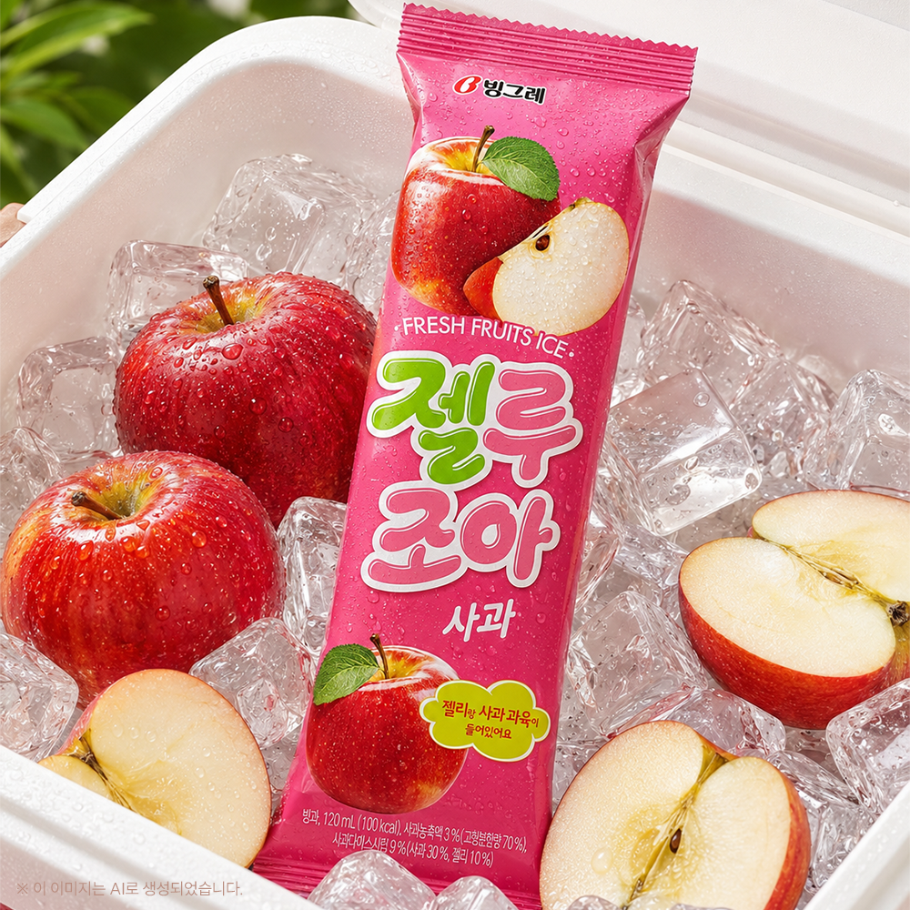 빙그레 젤루조아 감귤 120ml 35개 외 1종 택1 아이스크림 - 상세 이미지 5