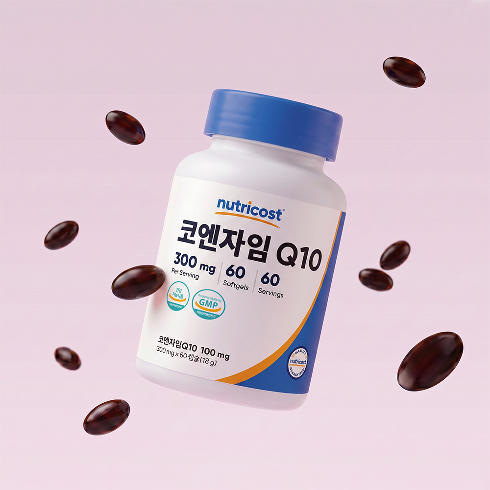 뉴트리코스트 코큐텐 코엔자임Q10(100MG) 소프트젤 60정, 1개 - 상세 이미지 4