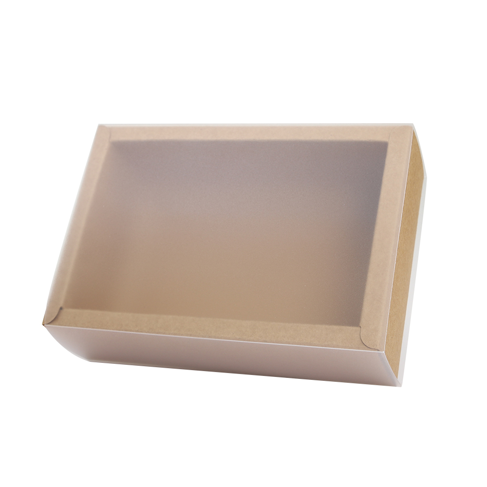 투명창 슬라이드 크라프트 선물상자 슬리브 포장박스 답례품 박스 1개 반투명, 6호(B6) - 상품 이미지