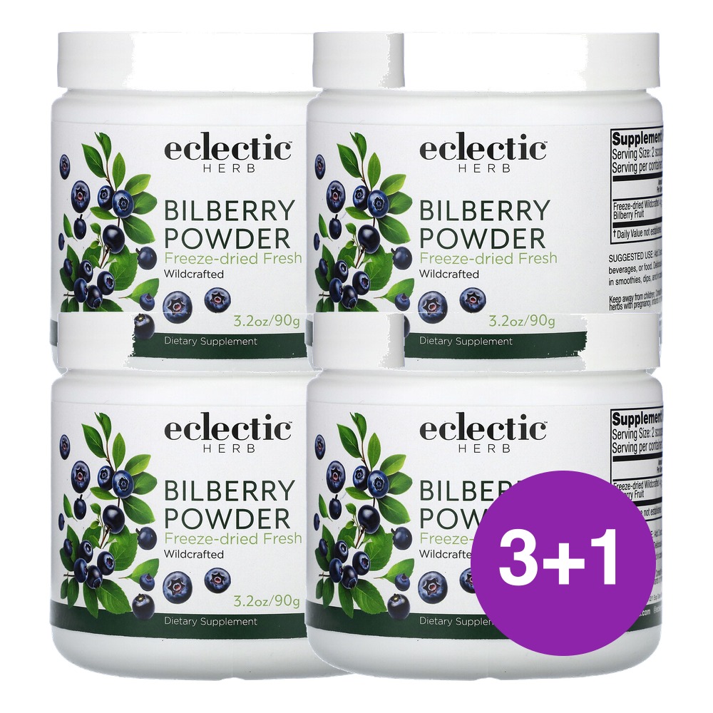 Eclectic Herb 빌베리 분말 90g, 4개 - 상품 이미지