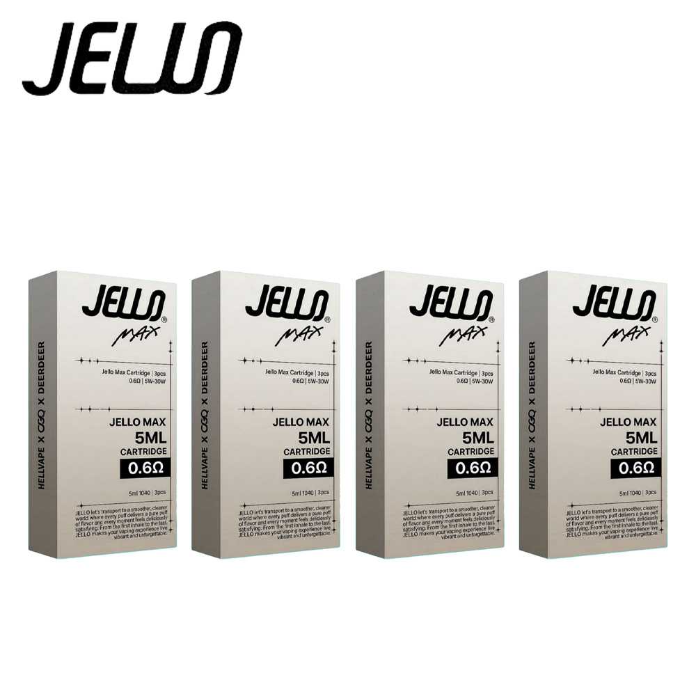 젤로 맥스 팟 0.6옴 5ml 4팩 코일 내장형 공팟 카트리지 젤로맥스팟 디톡스 호환 - 상품 이미지