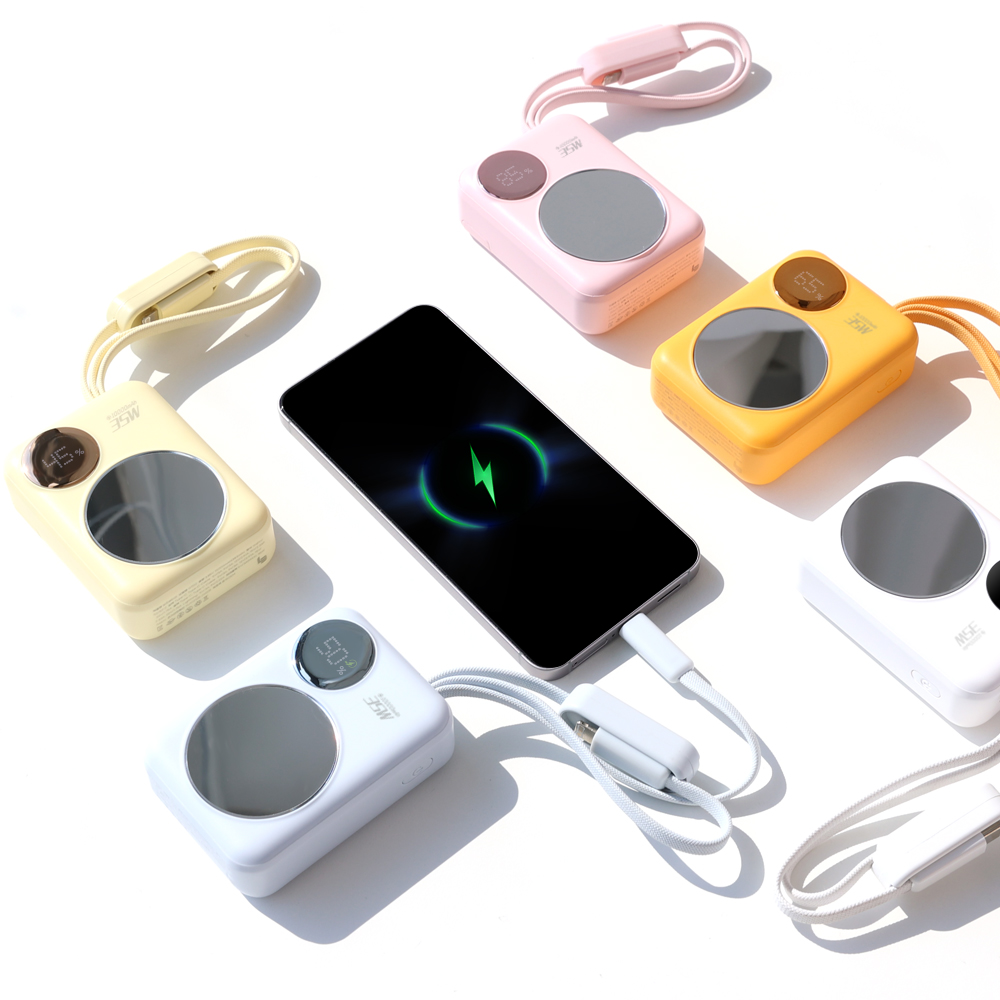 레파 GT02 35W 초고속충전 내장케이블 미러 보조배터리 10000mAh 이미지 6