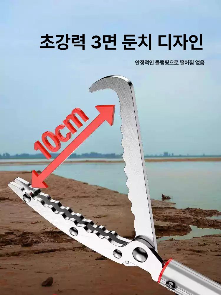 스테인리스 뱀집게 뱀잡는 도구 야외용 집게손 두꺼워진 1.05m - 상세 이미지 4
