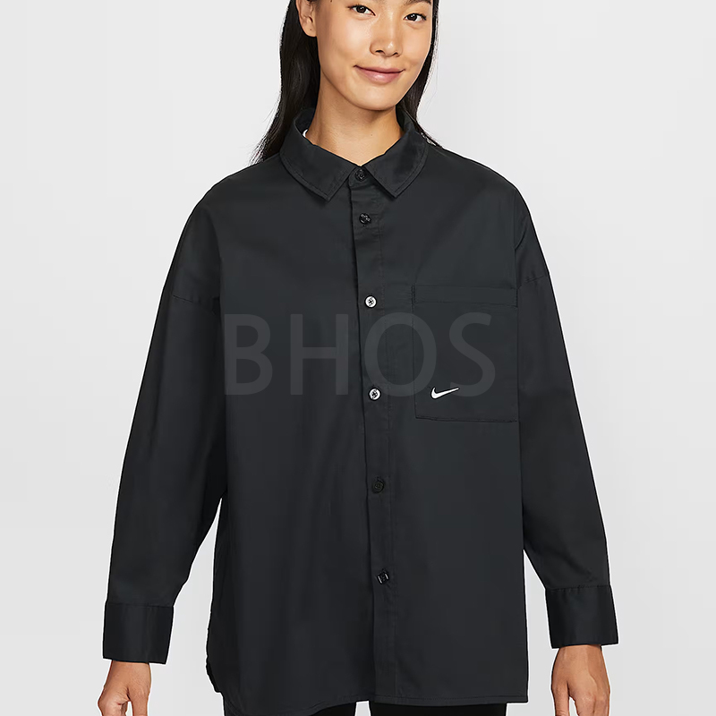 나이키 우먼스 NSW 스포츠웨어 칠 포플린