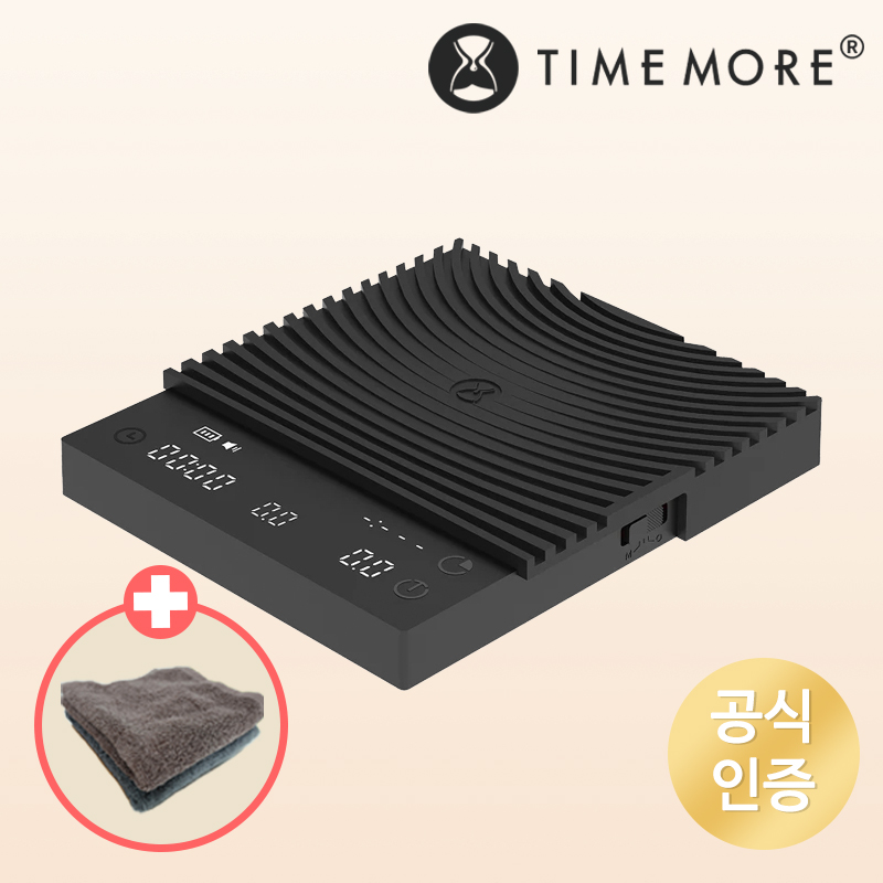 타임모어 저울 베이직3 블랙미러 바리스타 홈카페 소수점 핸드드립 저울