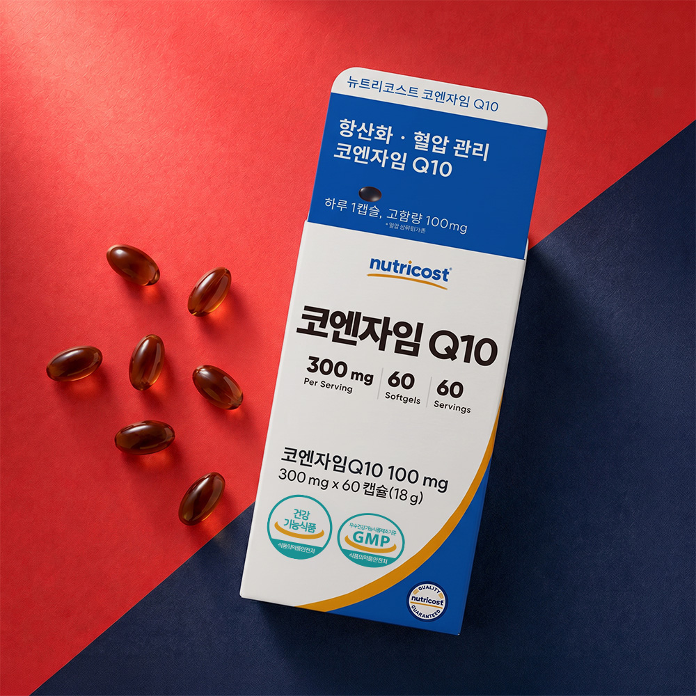 뉴트리코스트 코큐텐 코엔자임Q10(100MG) 소프트젤 60정, 1개 이미지 8