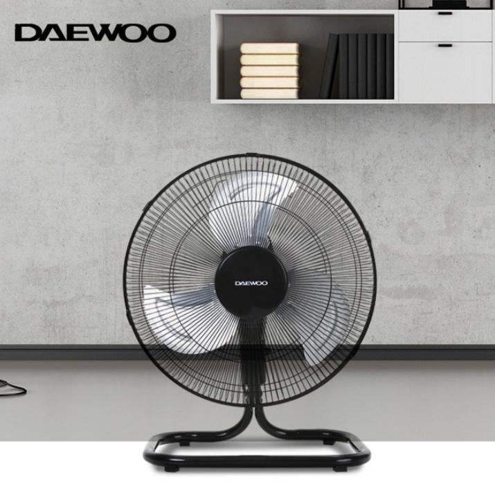 낮은 캠핑용 앉은뱅이선풍기 자동회전 공업용 메탈선풍기 40cm - 상품 이미지