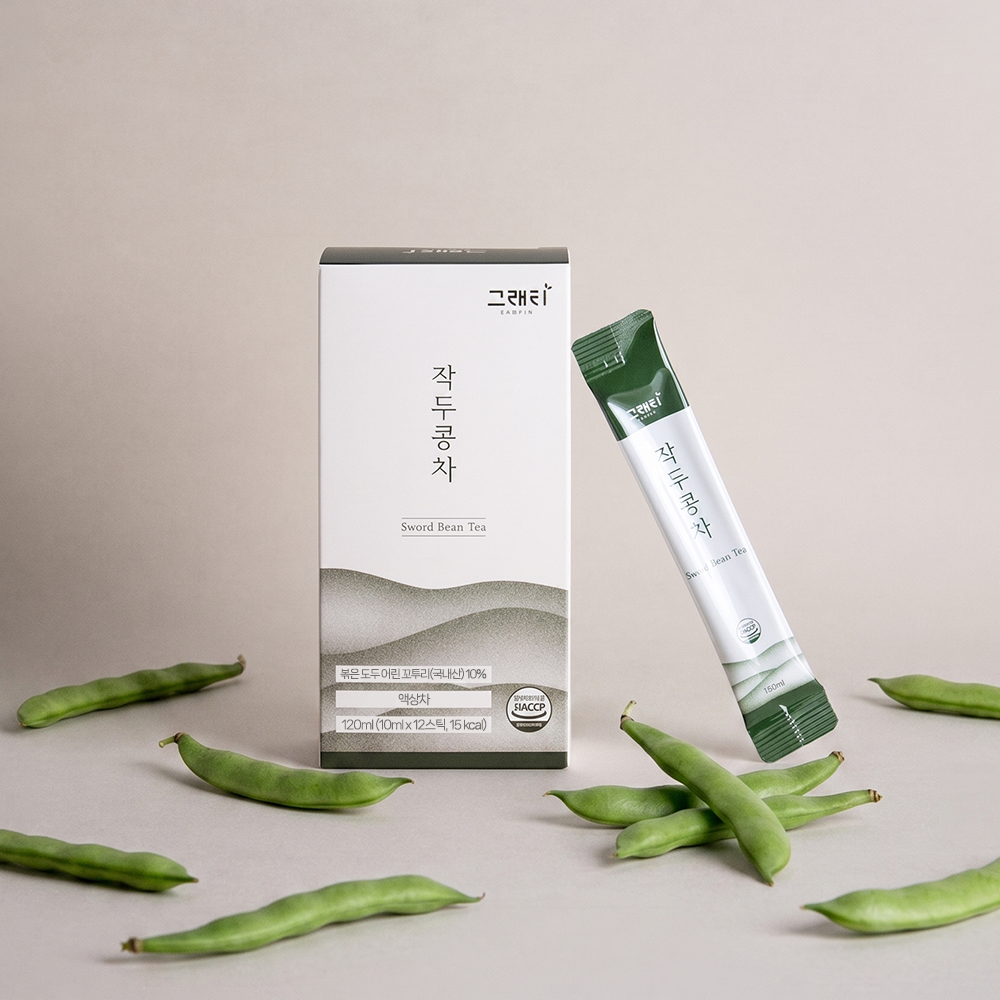 그래티 작두콩차 10ml x 12개입 국내산 100% 간편 스틱 액상 원액 진액 휴대용 - 상품 이미지