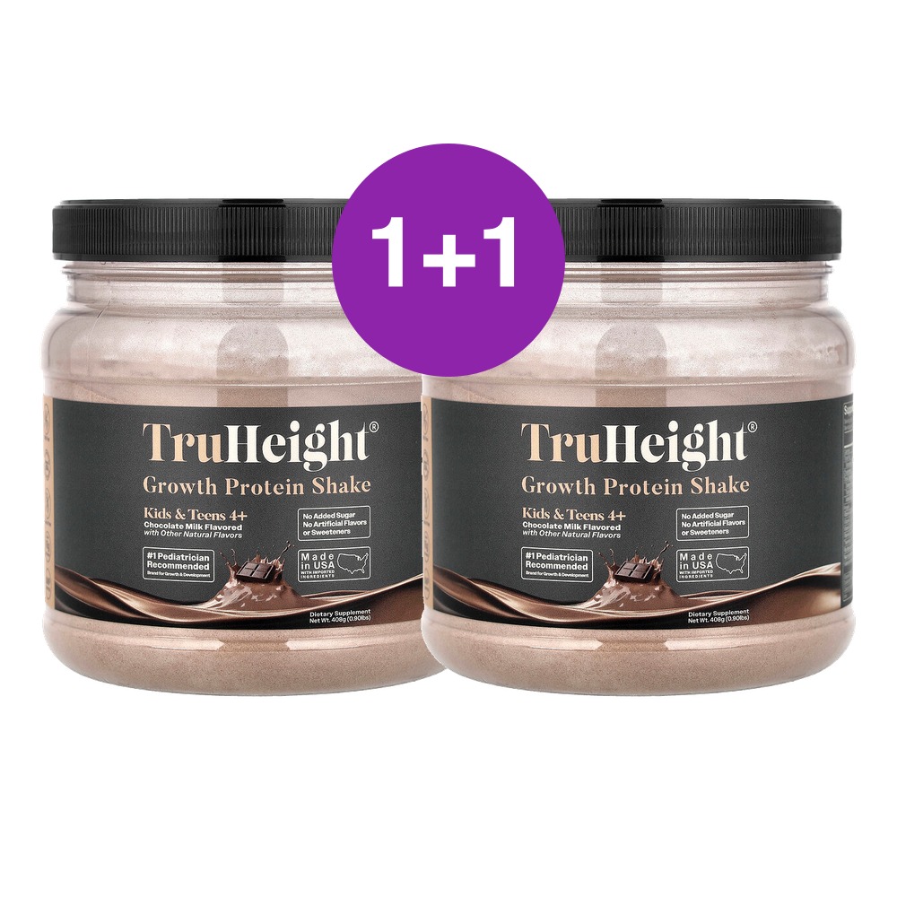 TruHeight 5세 이상 어린이용 초콜릿 맛 720g 2개 - 상품 이미지