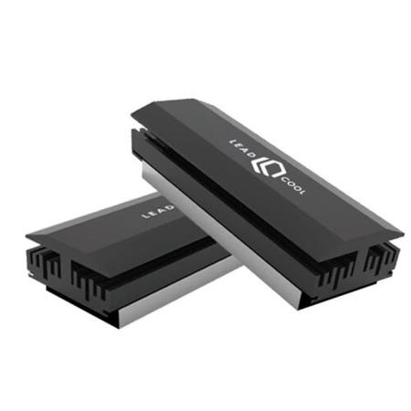 LEADCOOL M.2 SSD 방열판 (블랙)