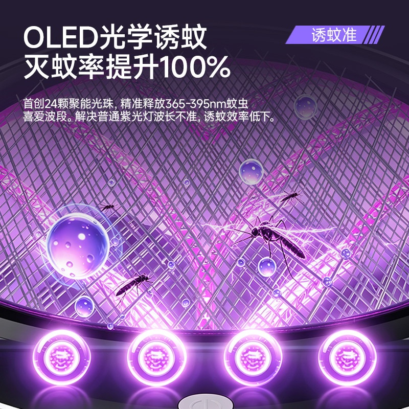 레이저 모기퇴치기 벌레퇴치기 해충 캠핑 충전식 포충기 휴대용 여름철 모기트랩 가정용 - 상세 이미지 2