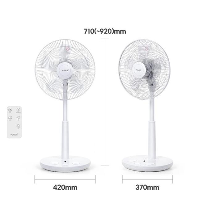 발터치형 가정용선풍기 사무실 조용한 타이머 스탠드선풍기 35cm 이미지 8