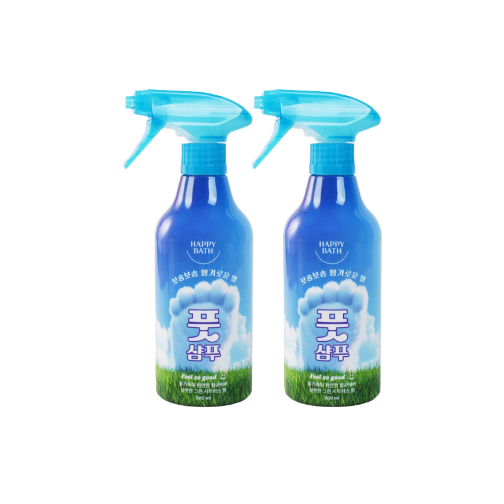 해피바스 필쏘굿 풋샴푸 500ml x2개 발냄새 세균 제거 - 상품 이미지