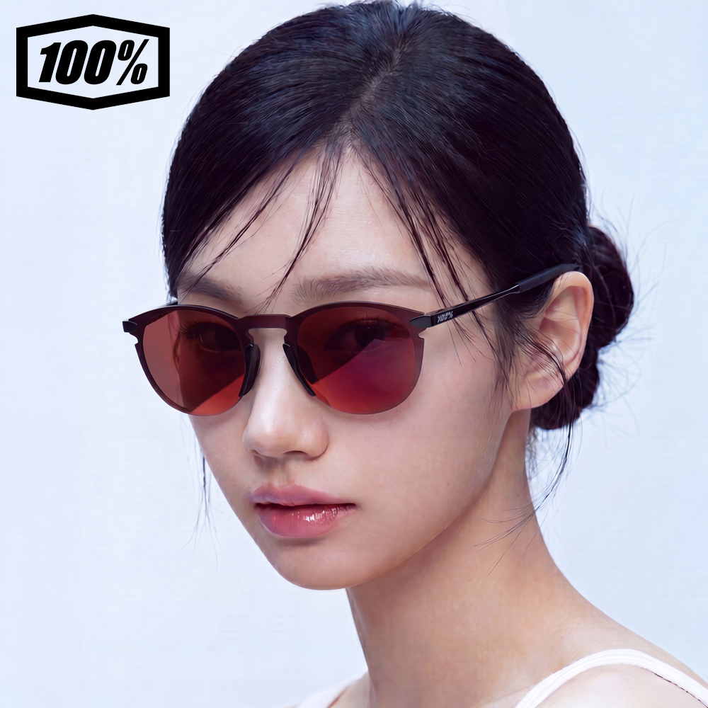 100% 레제르 라운드 러닝 운동 고글 스포츠 선글라스 블랙 브라운레드 60019-10025 - 상품 이미지
