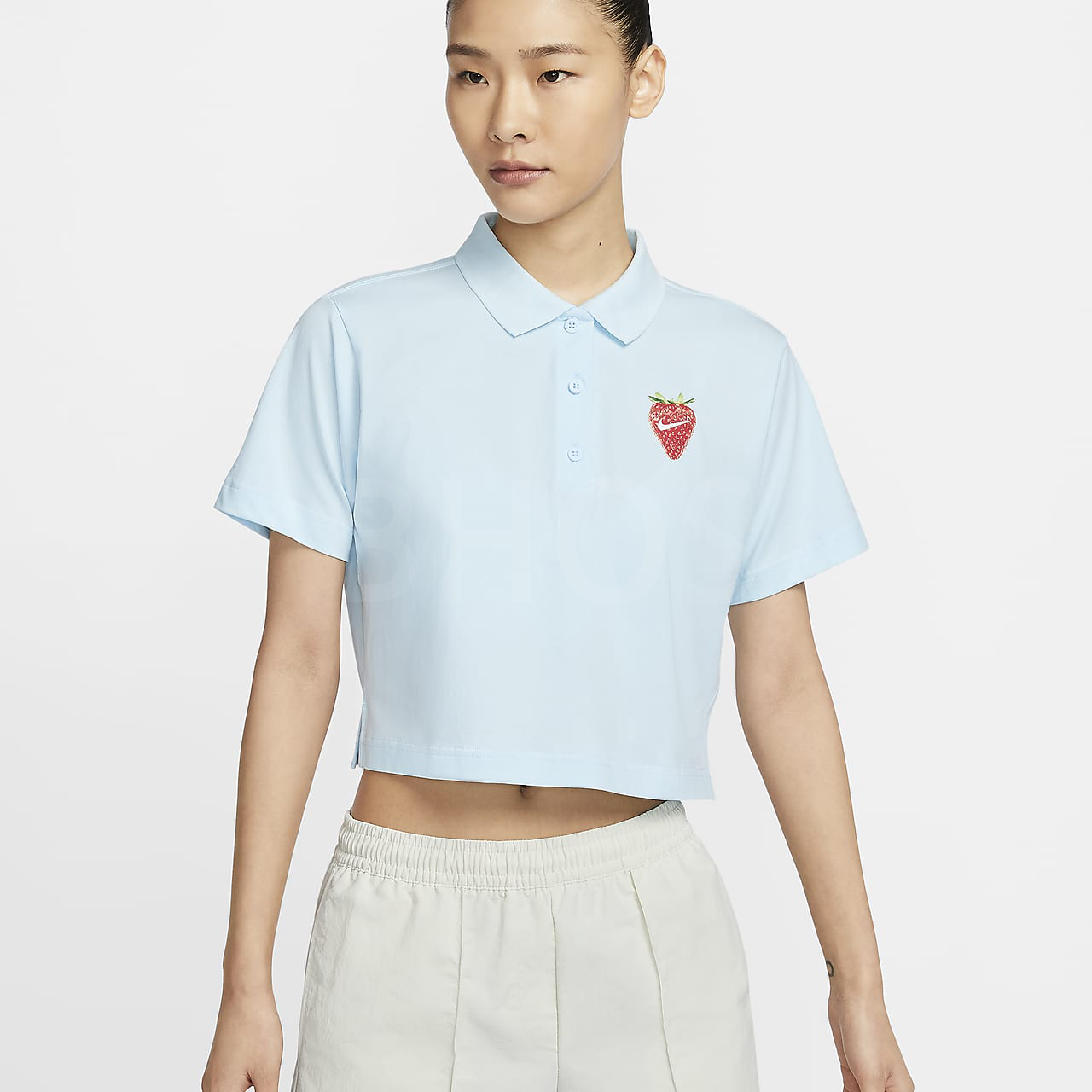 우먼스 나이키 스포츠웨어 크롭 폴로 HQ1